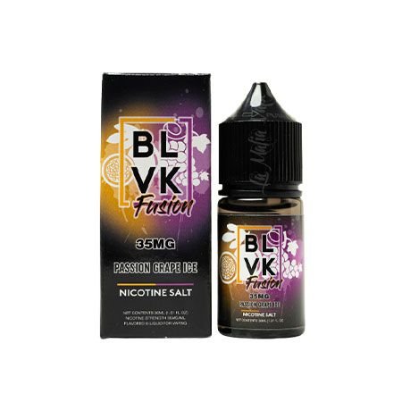 BLVK - Nic Salt Fusion Passion Grape Ice
