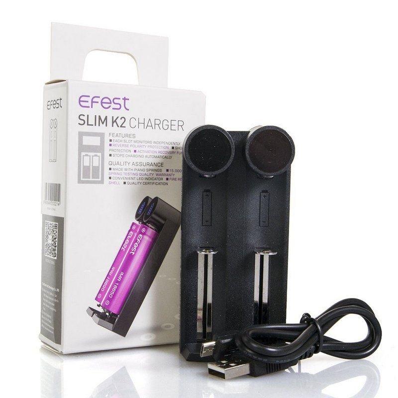 Efest - Slim K2 Charges (Carregador de Bateria)