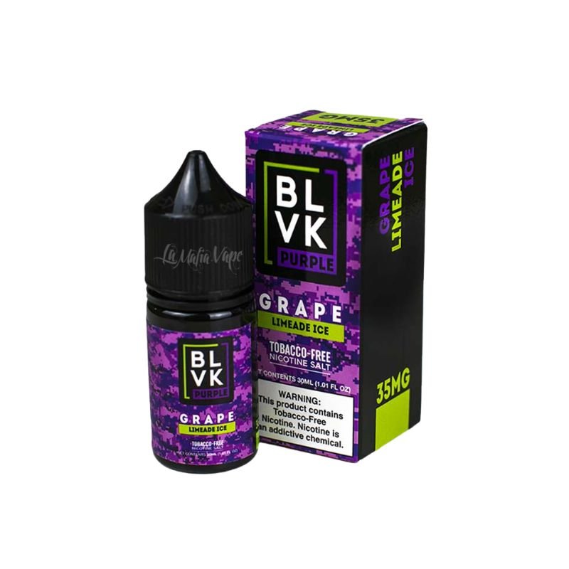 BLVK - Nic Salt Purple Grape Limeade Ice