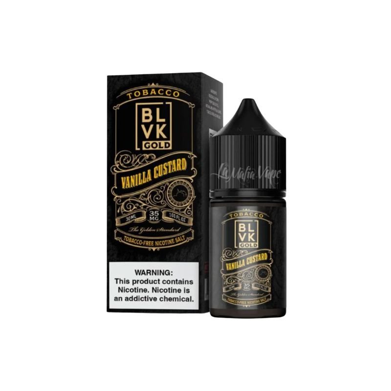 BLVK - Nic Salt Gold Vanilla Custard