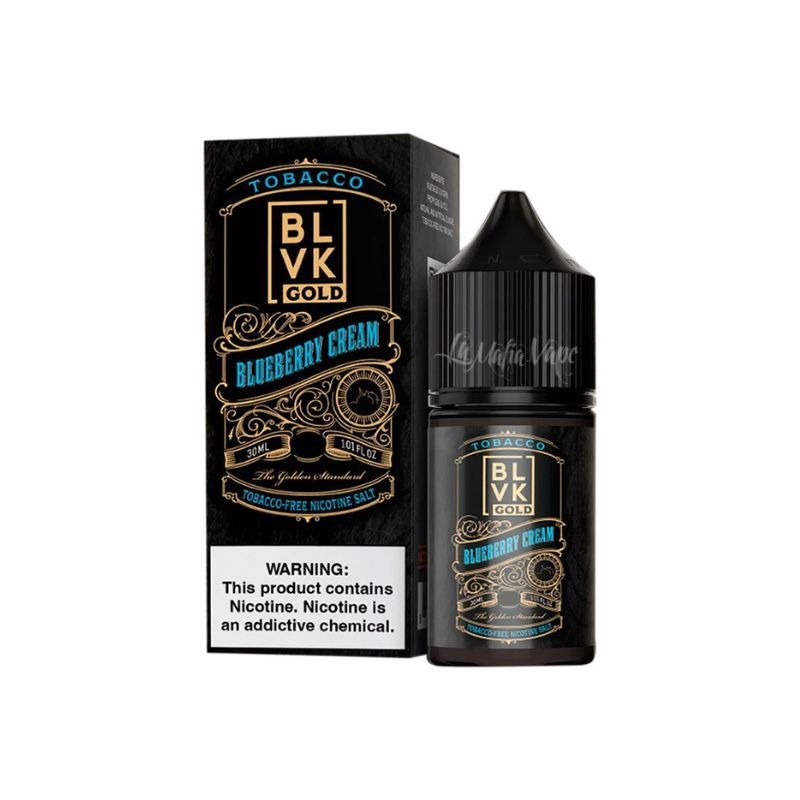 BLVK - Nic Salt Gold Blueberry Cream