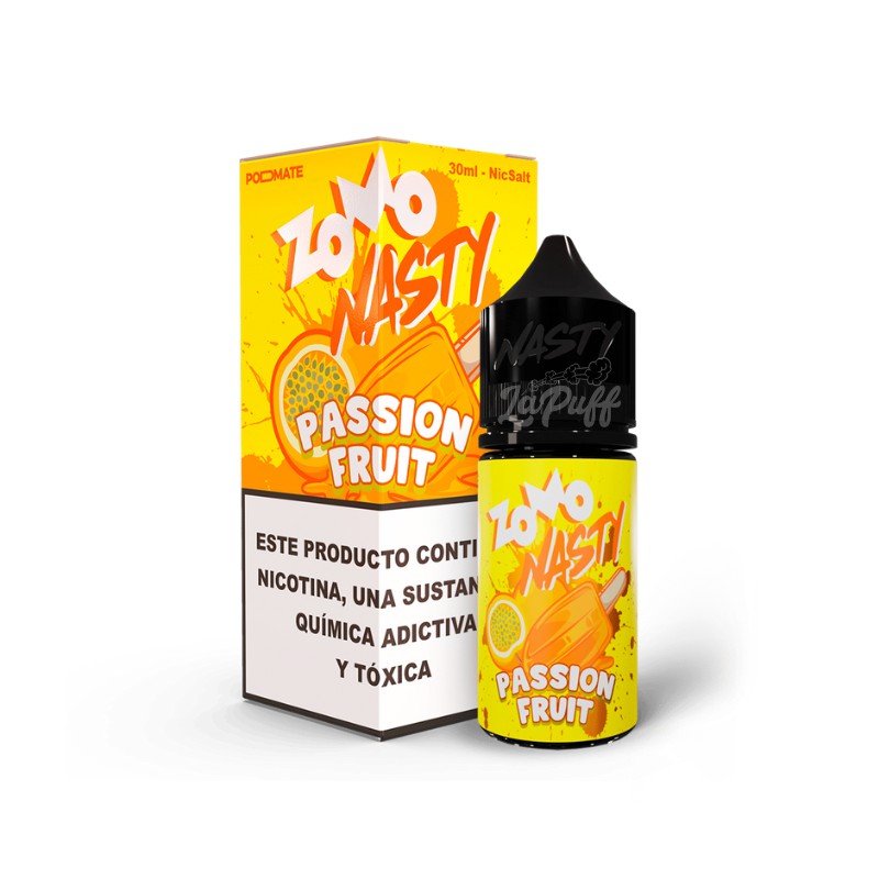 Zomo Nasty - Nic Salt Popsicle Passion Fruit (Picolé de Maracujá)