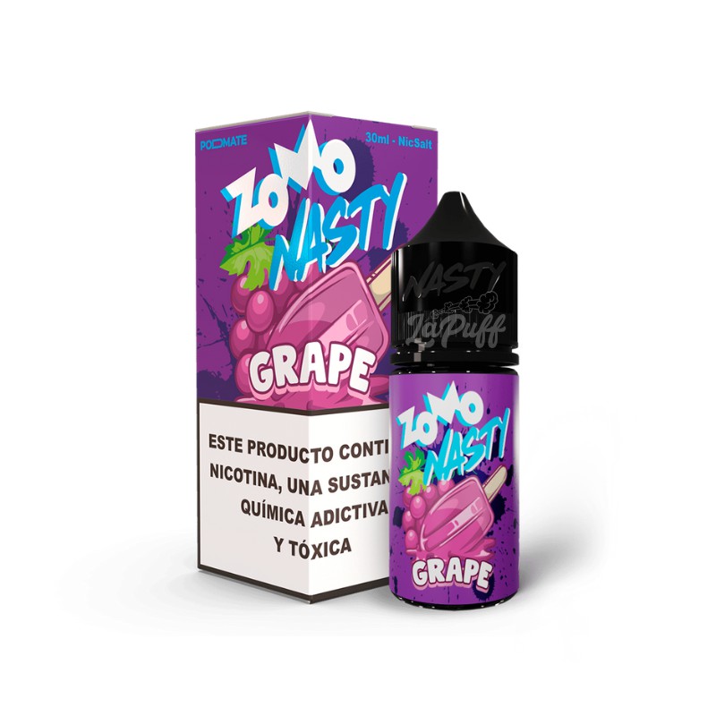 Zomo Nasty - Nic Salt Popsicle Grape (Picolé de Uva)