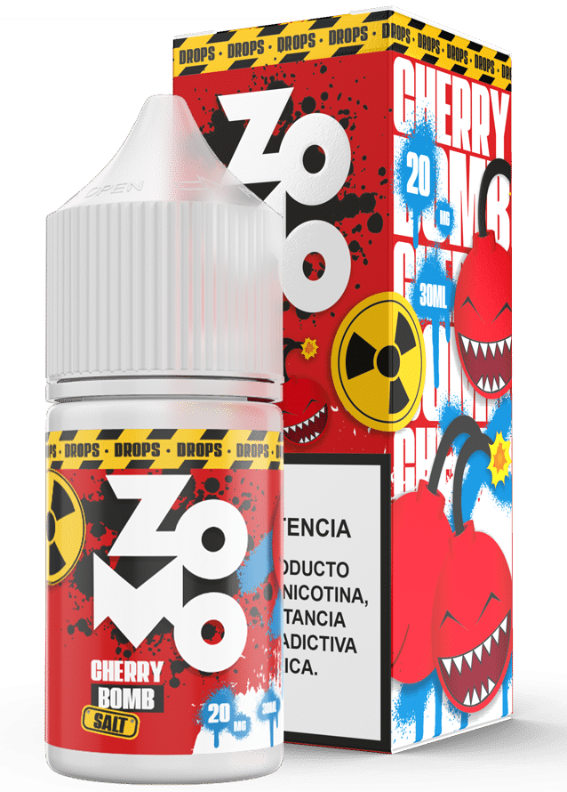 Zomo - Nic Salt Drops Cherry Bomb (Cereja Ice)