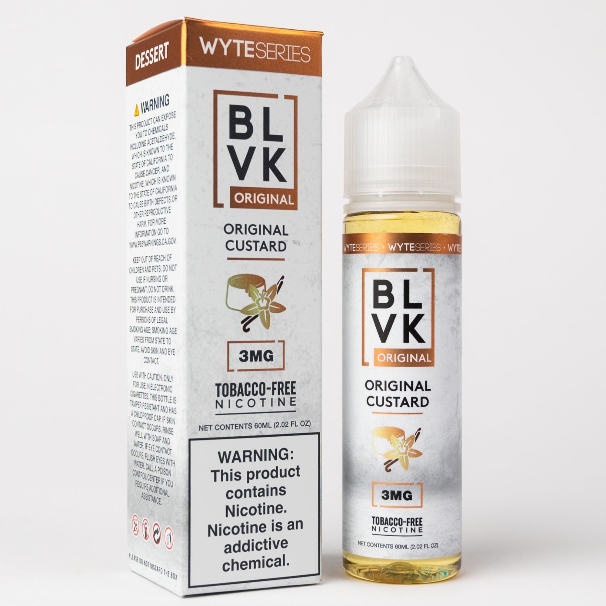 BLVK - WYTE Original Custard (Baunilha e Creme)