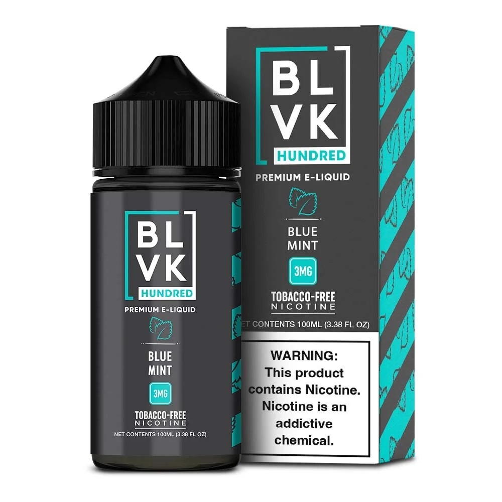 BLVK - Hundred Blue Mint (Menta e Framboesa Azul)