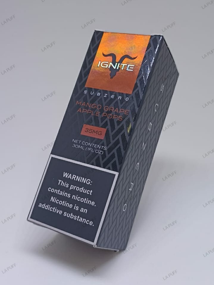 Ignite Subzero Nicsalt - Mango Grape Apple Pops (Manga, Uva e Maçã)