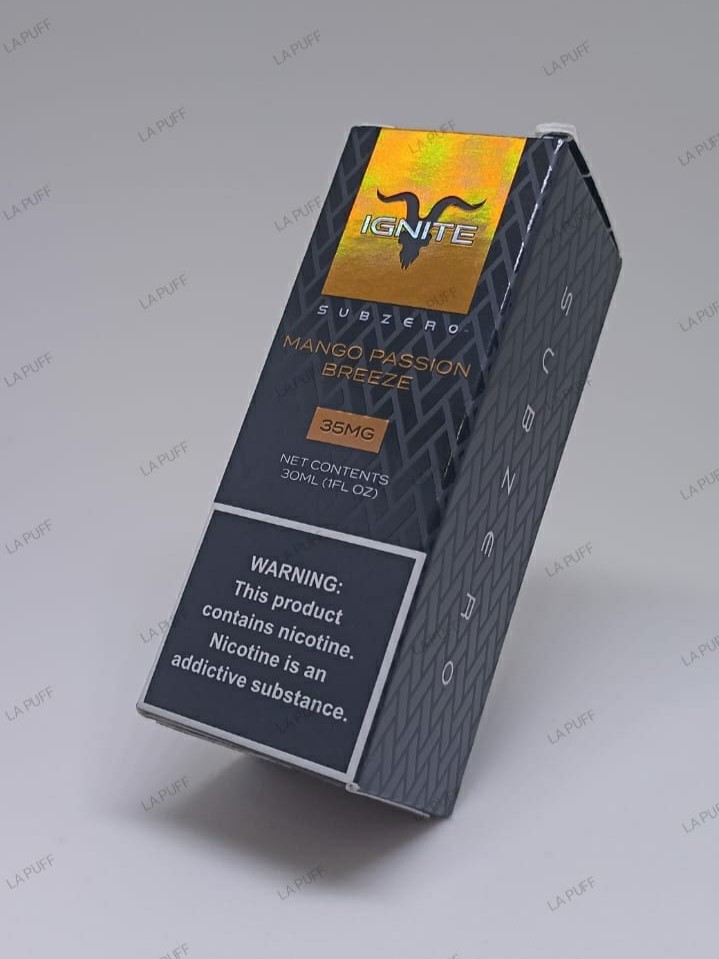 Ignite Subzero Nicsalt - Mango Passion Breeze (Manga e Maracujá)