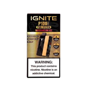 Ignite P100 Kit 10000 Puffs Gold (Bateria Dourada + Refil)