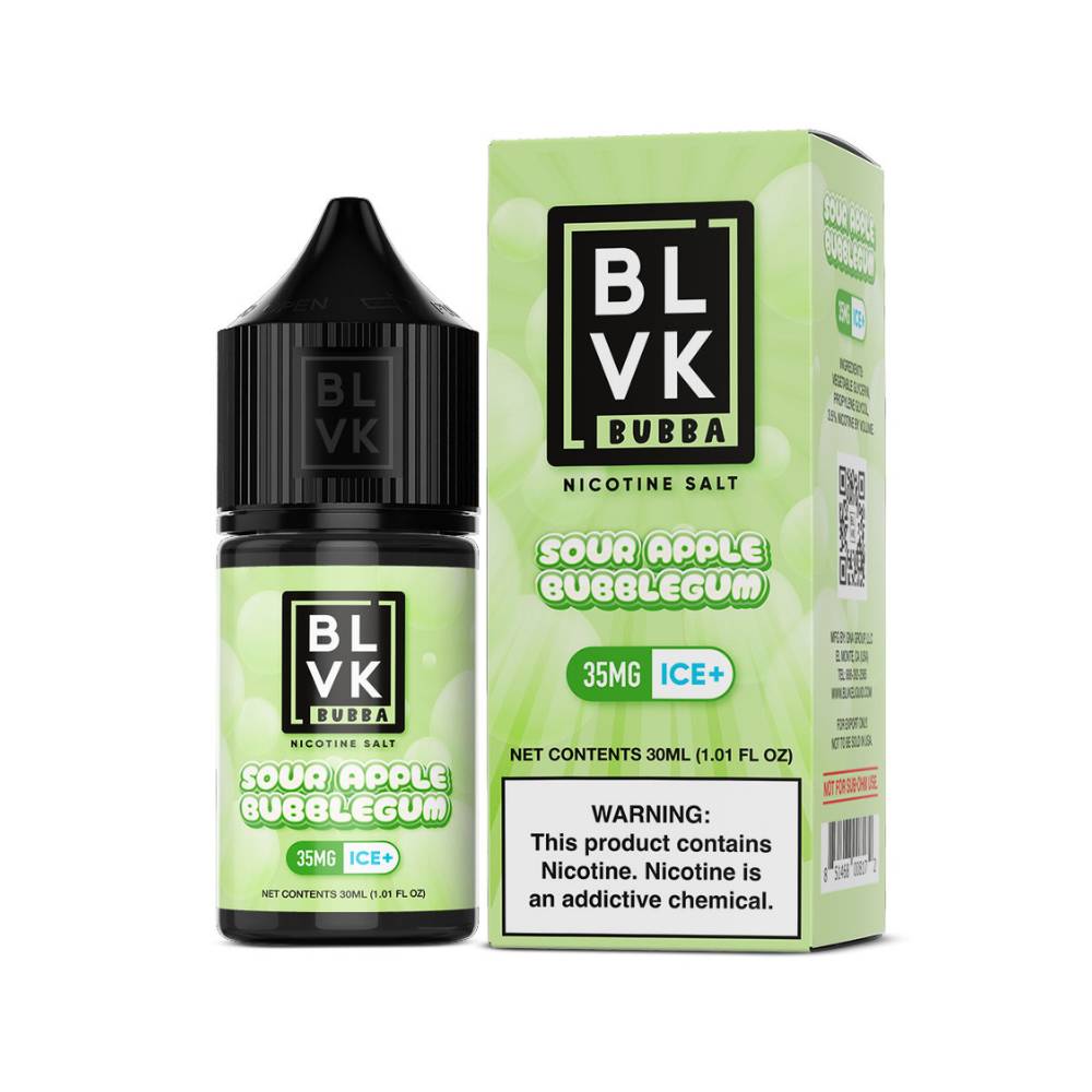 BLVK - Nic Salt Bubba Sour Apple Bubblegum
