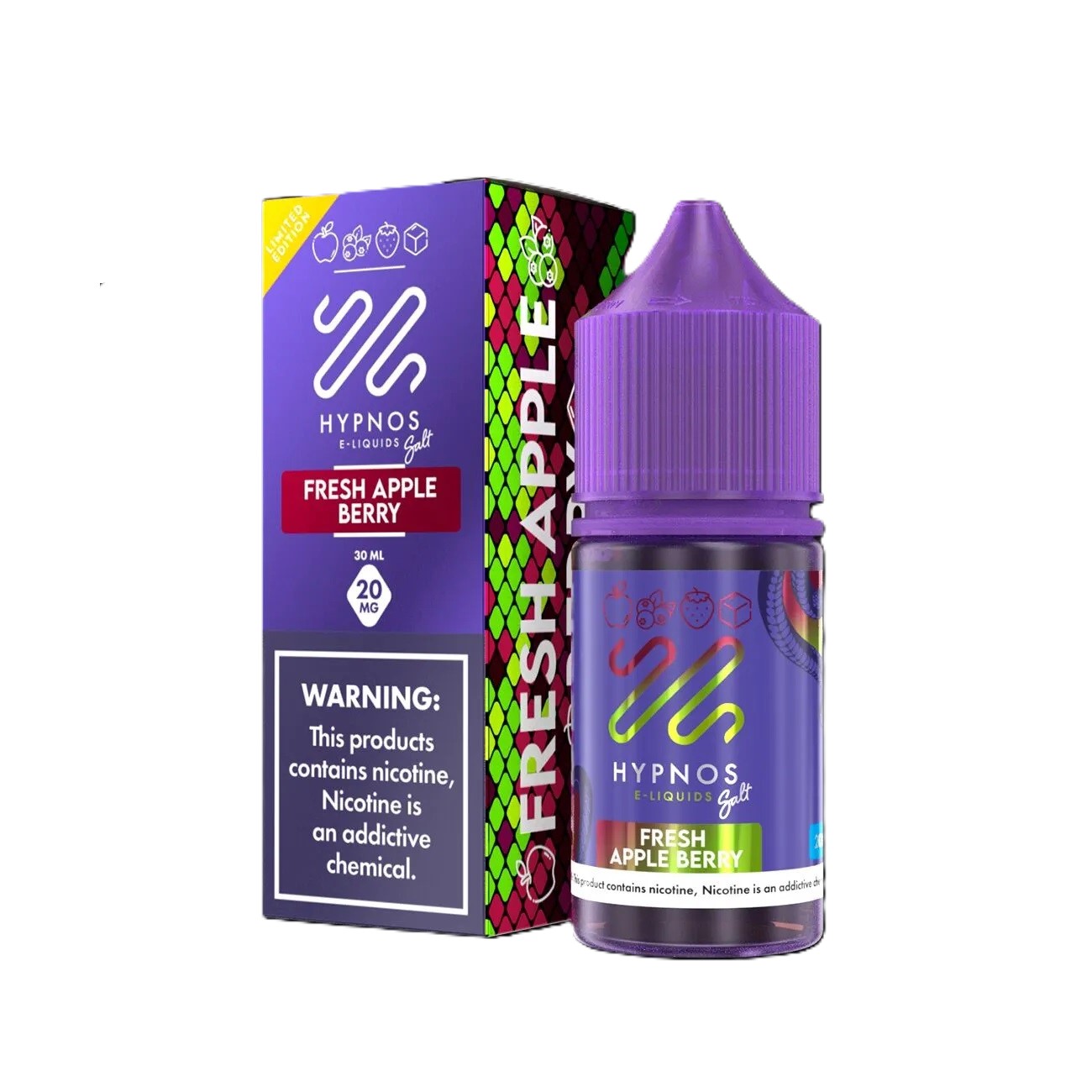 Hypnos Salt - Fresh Apple Berry (Maçã Mirtilo Morango)